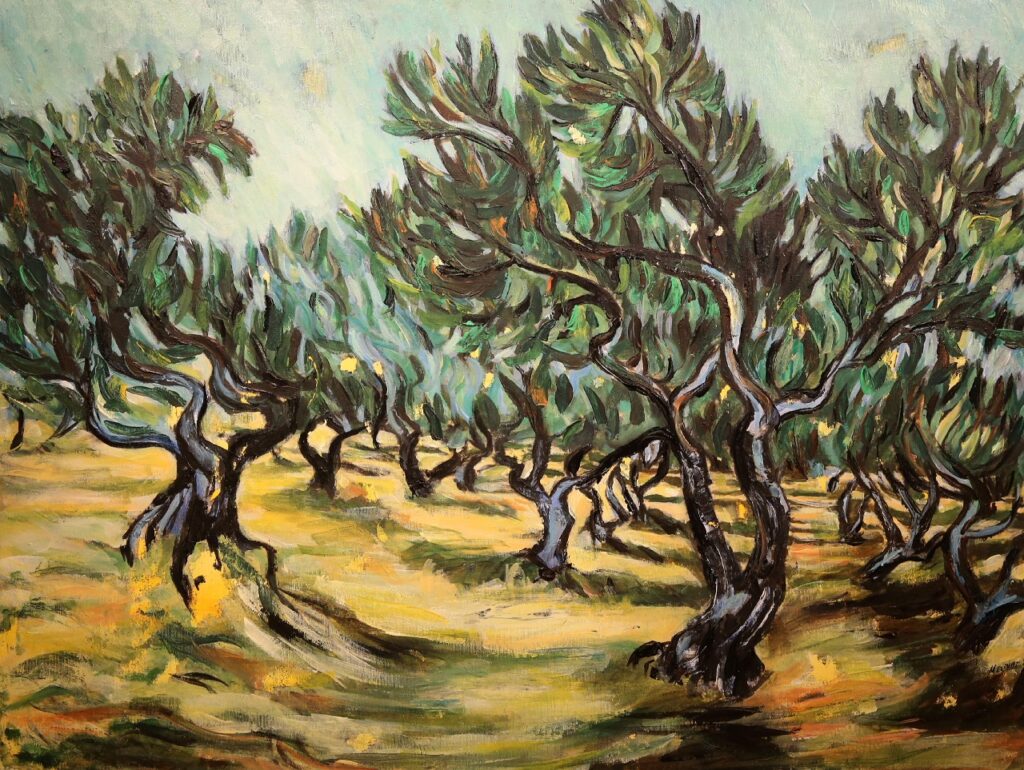 zeytin ağacı van gogh